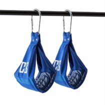 Armlug Ab Slings, max. 120 kg, modrá, tréningové ramenné opierky, karabínkové háky