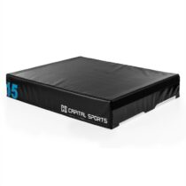 Rookso Soft Jump Box, plyobox, čierny, 15 cm