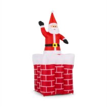 Merry-Surprise, 180 cm, nafukovací komín so Santa Clausom, LED