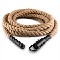 Power Rope H6 s háčikmi 6m 3,8cm konope kyvadlové lano háčiky