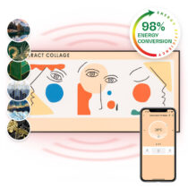 Klarstein Wonderwall Air Art infračervený smart ohrievač