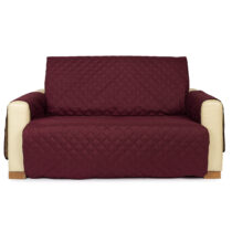 4Home Prehoz na dvojkreslo Doubleface bordó/béžová