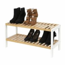 Compactor Dvojposchodový botník Akira na 8 párov topánok, 70 x 26 x 33,5 cm