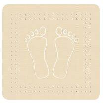 Kleine Wolke Protišmyková podložka béžová, 55 x 55 cm