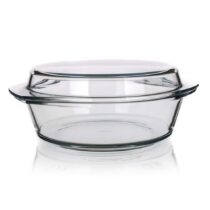 Simax Pekáč sklenený okrúhly s vekom 2,1 l