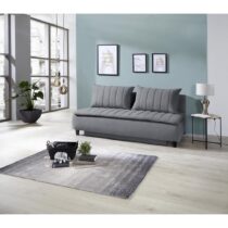 Boxspring Pohovka Na Spanie Marino, Tmavosivá