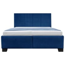 Čalúnená Posteľ Olympia, 160x200, Tmavomodrá