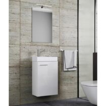 Elegantná Hosťovská Kúpelňa, Zrkadlo S Led Osvetlením