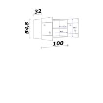 Horná Kuchynská Skrinka Nepal Hgh 100