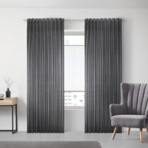 Hotový Záves Hina Antracitová, 135x245cm