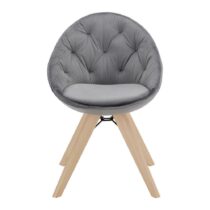 Jedálenská Stolička Daria Tmavá Šedá