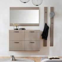 Kombinácia Predsiene Auris Dub Svetlosivý/čadičová Sivá