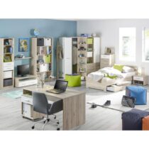 Komoda Young V Dekore Dub San Remo/biela