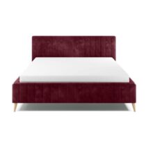 Manželská Posteľ Tamina, 140x200, Bordová