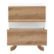 Nočný Stolík Vira Farby Dubu/biela