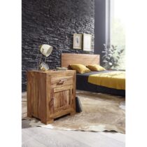 Nočný Stolík Z Masívneho Dreva Mumbai Š.: 50cm