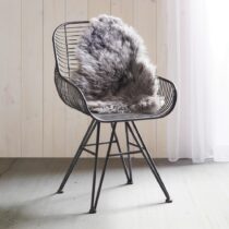 Ovčia Kožušina Emma, 60/45cm, Svetlosivá