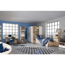 Písací Stôl Young Dekor Dub San Remo/biela