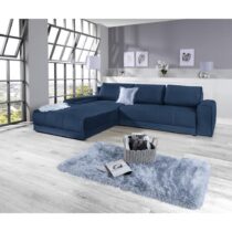 Rohová Sedacia Súprava Adria, Tmavomodrá