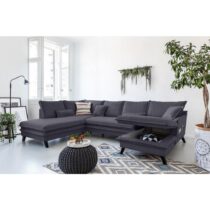 Rozkladacia Sedačka V Tvare U Charlie Antracitová