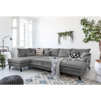 Rozkladacia Sedačka V Tvare U Charlie Sivá