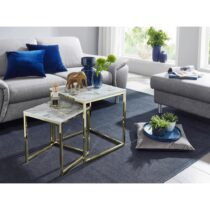 Sada Konferenčných Stolíkov Biela/čierna