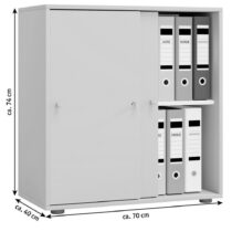 Skrinka Na Dokumenty Lona L Š: 70 Cm Dub Sonoma