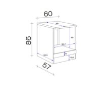 Skrinka Na Vstavaný Sporák Alba Hu 60