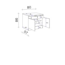 Spodná Kuchynská Skrinka Nepal Us80