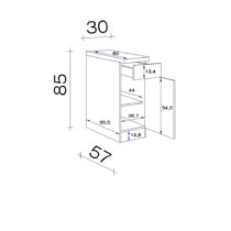 Spodná Kuchynská Skrinka Wito