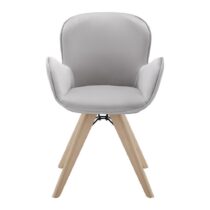 Stolička Zo Zamatu Luan Svetlosivá