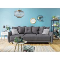 Trojmiestna Pohovka Na Spanie Lukas Tmavosivá