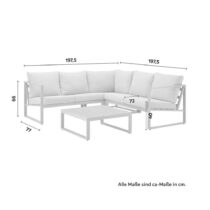 Záhradná Sedacia Súprava Florencia