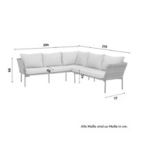 Záhradná Sedacia Súprava Zophia