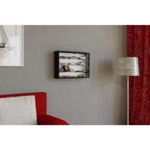 Závesná Vitrína Mandosa M Š: 60 Cm Čierna